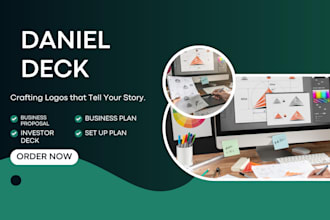 design a professional business proposal pitch deck