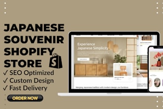 build a shopify store for japanese souvenir shop
