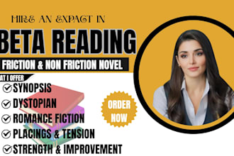 critique and beta read your synopsis, romance, or fantasy novel