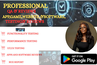 do detailed app and website usability testing, UX review, audit and feedback