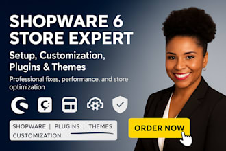 setup, customize, and fix your shopware 6 store with plugins and themes
