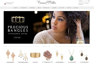 design a luxury shopify store  jewelry store jewelry website jewelry shopify