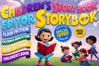 edit and proofread children book kids story children story be book editor