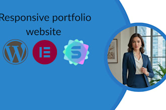 design portfolio website with wordpress,blog or buisness website