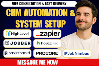do gohighlevel jobnimbus procore houzz pro jobber smartsheet zapier acculynx
