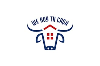 design texas themed real estate investor logo