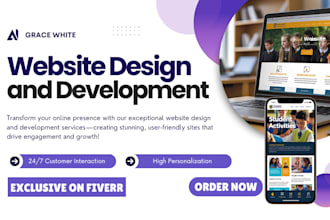 build professional educational school, college, academy university website