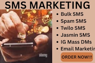bulk SMS marketing campaign, text message, bulk messaging, and spam SMS