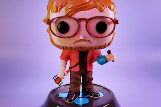 custom 3d vinyl toys,funko pop figurine,sd anime chibi characters,toy prototype