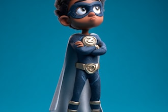 make super hero character design