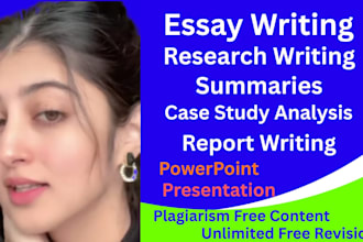 do essay, research, report and case study writing