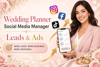 do wedding planner social media marketing, leads generation, ads campaigns