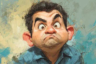 create bighead cartoon caricature from your photo