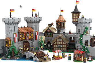 custom 3d lego model moc design,lego technic car,bike,house,toy set with manual