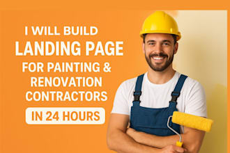 design painting and renovation contractors website in 24 hours