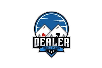 design awesome dealer choice poker logo