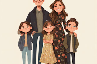 create a wonderful family portrait