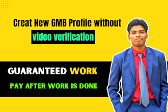 creat new gmb listing or google my business profile will do the verification