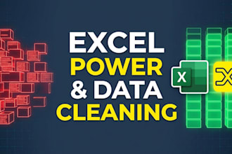 clean and organize large datasets using excel power query