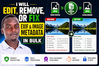 edit, remove, or fix exif and image metadata in bulk