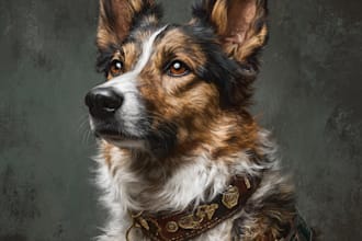 do custom pet portrait, dog portrait, cat portrait drawing