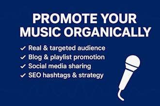 promote your soundcloud track for organic plays and engagement