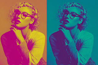 turn your photo into a pop art design