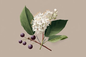 draw botanical illustration art for you