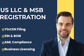 do msb registration with fincen for foreign company, boir report, llc, ein