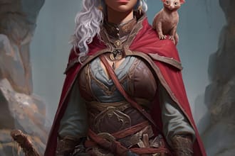 custom dnd character art digital