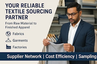 be your textile material and product sourcing agent in pakistan