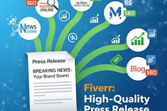 write 300 word SEO press release and submit to 3 PR sites