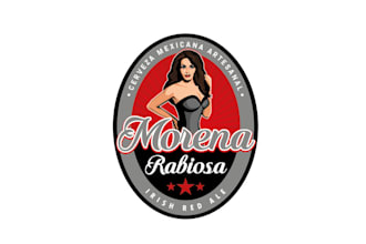 design particular elegant beer logo