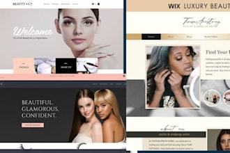 build luxury ecommerce store for beauty, salon, spa, cosmetics, fashion, gaming