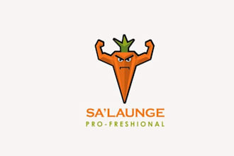 design powerful nutrition food logo