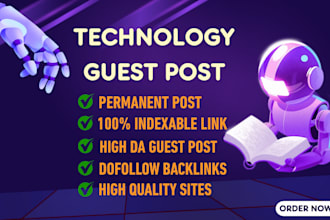 do technology guest post on high da tech blogs with technology backlinks