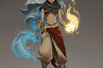 intricate dnd fantasy rpg character art inspired by your world