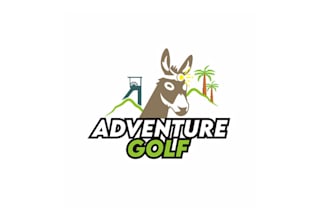 design eye catching adventure golf logo