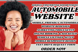 automobile website car rental website automotive website car sales website