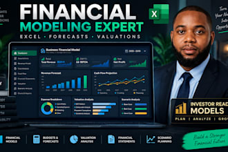 build excel financial models, google sheets automation, forecasts and dashboards
