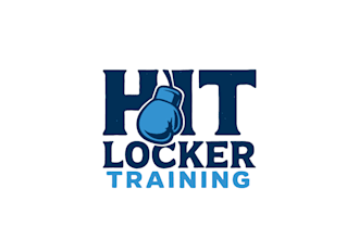 design a knockout logo for your boxing fitness studio
