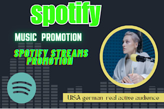 do organic spotify streams  promotion to USA german spotify music promotion