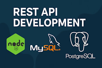 do rest api development or fixing your existing using nodejs