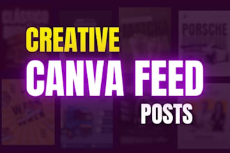 creative canva feed posts