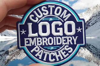 embroidery logo with quality