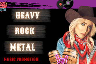 do german heavy rock metal promotion, USA spotify promotion to listeners