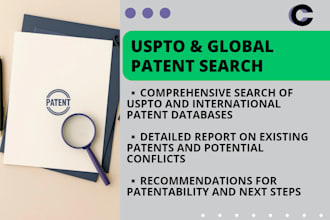 conduct a uspto and global patent search