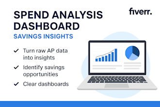 build a spend analysis dashboard and savings roadmap