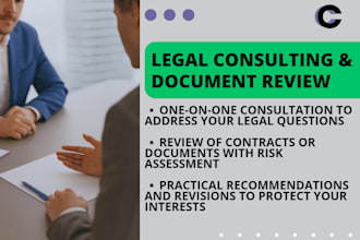 legal consulting and document review