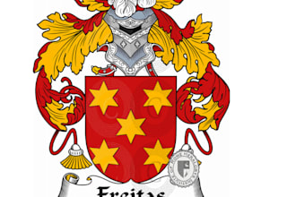 design a unique and professional coat of arms logo for your brand